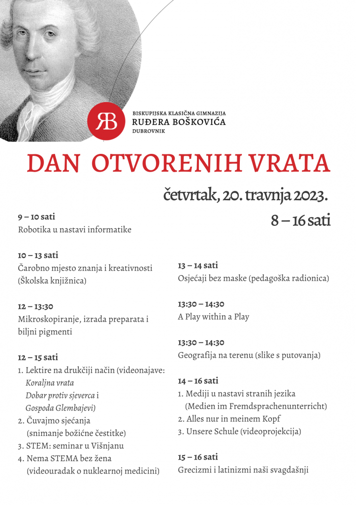 DAN OTVORENIH VRATA 20. travnja 2023